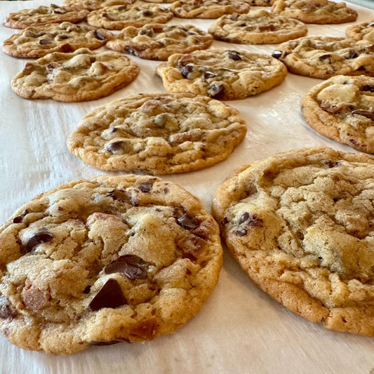 Caramel Cheese Chocolate Chip Cookies