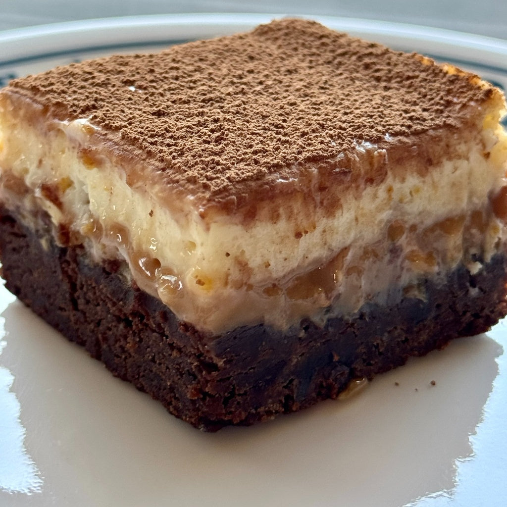 Citrus Cheescake Brownie (Eggless)