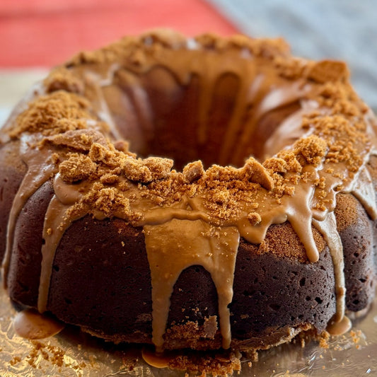 Biscoff Bundt Cake (Eggless)