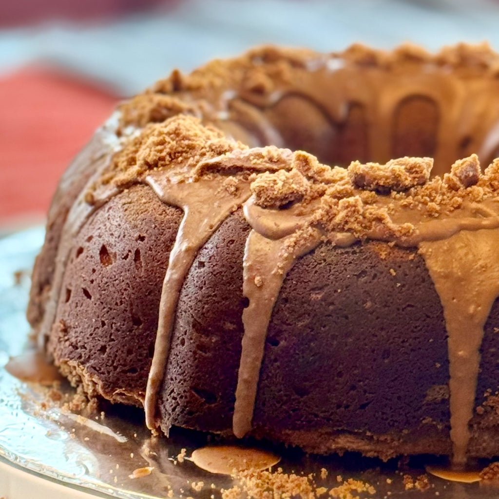 Biscoff Bundt Cake (Eggless)