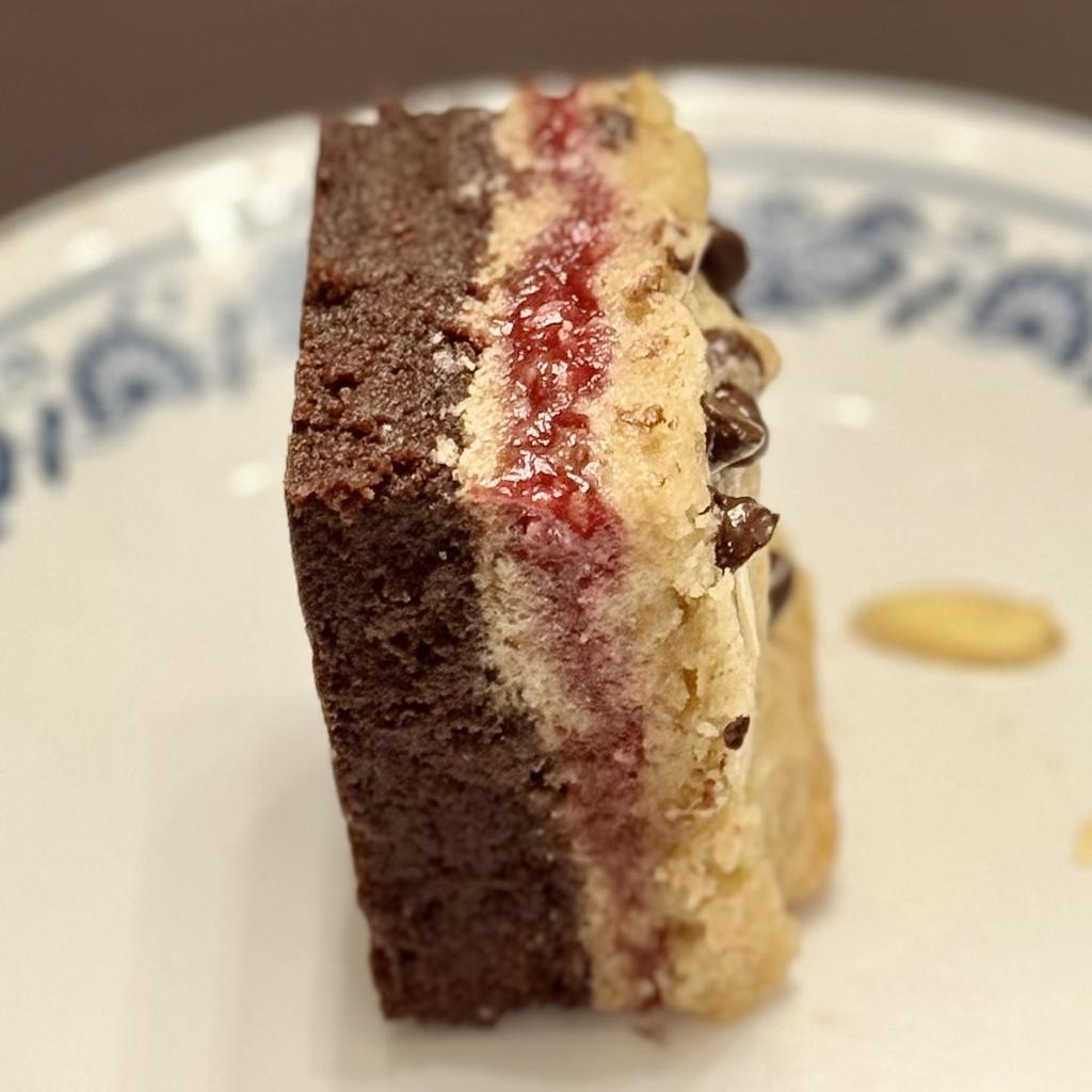 Raspberry Crownies (Eggless)