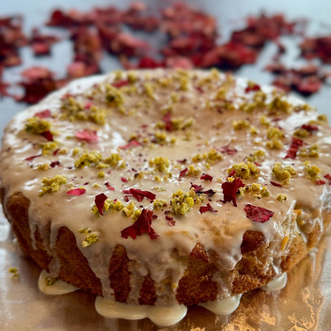 Rose Almond Cake