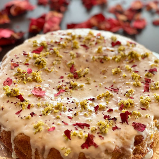 Rose Almond Cake