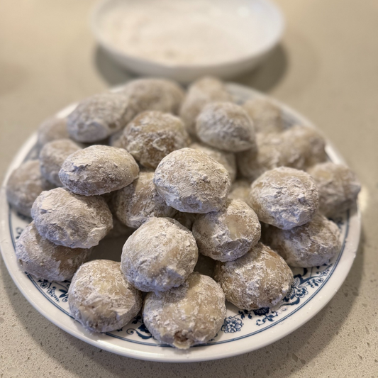 Pecan Butter cookies (Eggless)